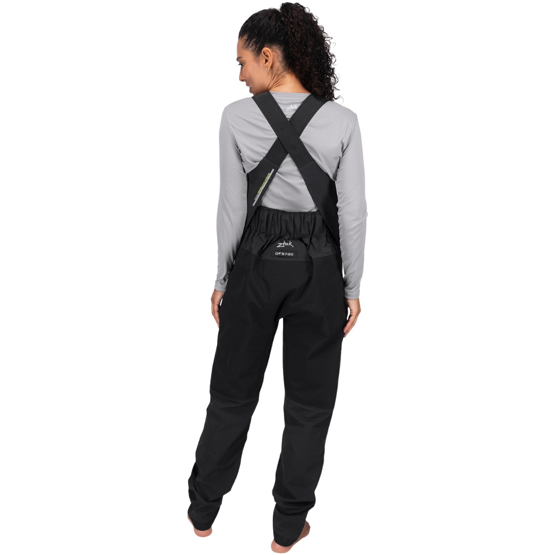 2026 Zhik Womens OFS700 Sailing Salopettes SAL-0700-W-BLK - Black